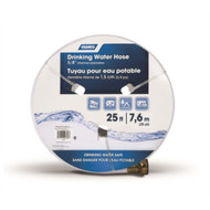 Camco TastePURE Drinking Water Hose 5/8"IDx50' Lead Free 22793 White/Blue MD