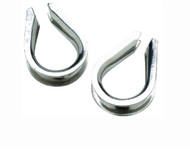 Seachoice 43380 Rope Thimble-Stainless Steel-3/4" Bulk LC