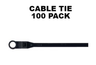 Seachoice 14171 Black Nylon Cable Tie 8" With Hole (100Pk) boat Marine LC