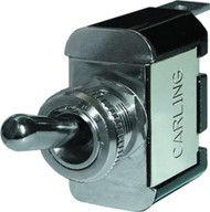 Blue Sea 4150-BSS SPST Weatherdeck Toggle Switch On-Off 15A Nickel-Plated Brass