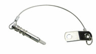 White Cap S-1021CSM Pin With Flip Tab/Spring 1/4"x1" F/Quick Release Pin  MD