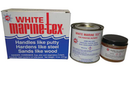 Marine Tex RM306C Travaco Epoxy Putty WHITE 14Oz Aluminum Fiberglass Wood Boat