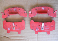 Tie Down 82084 Rotor Pad Organic Brake Pads Kit for Vented Disc 10"-12" Trailer