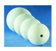 Cal-June 4401RF Industrial Rope Float White 15"Rope Hole 1-1/4" 42 Lbs MD