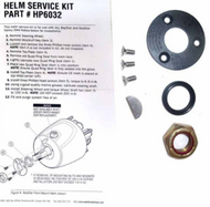 Seastar Baystar Helm HP6032 Helm Repair Kit Nut-Key-Seal Steering Teleflex
