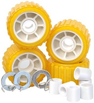 4 Roller KIT Tiedown Engineering Wobble 5" with 3" diam. Trailer 86144