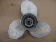 Outboard Aluminum RH Pin Propeller 9.5 Diam 10-Spline 3-Blade Boat 9-1/2 x 10