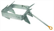 Large Fold/Hold Anchor Box Galvanized 26x12x8" COMPACT f Boat 40' Cruiser 32'