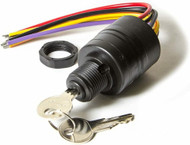 Mercury Outboard Push-to-Choke Ignition Starter Key Switch 3Pos 6Wire MP41070-2