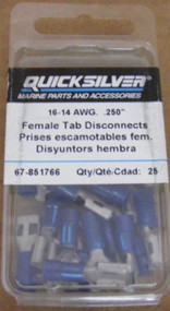 NEW Mercury Motorguide 25PACK Electric Connector #16-14x.250 FemaleTab 67-851766
