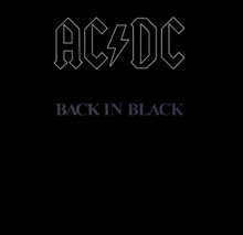 AC/DC - Back In Black (12" VINYL LP)