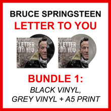 Bruce Springsteen - Letter To You (BUNDLE 1: BLACK VINYL + GREY VINYL + A5 PRINT)