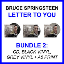 Bruce Springsteen - Letter To You (BUNDLE 2: CD + BLACK VINYL + GREY VINYL + A5 PRINT)