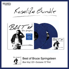 Bruce Springsteen - Best of Bruce Springsteen (BLUE 2LP, CD + PRINT) ** ROSALITA BUNDLE **