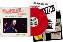 Sex Pistols - Live In The U.S.A 1978 Atlanta (VINYL LP) Red Vinyl