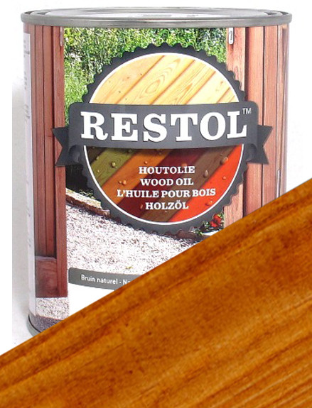 Restol Wood Oil in Natural Brown