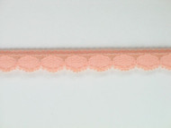 Peach Pink Edge Lace Trim - 0.375" (PP0038E01)