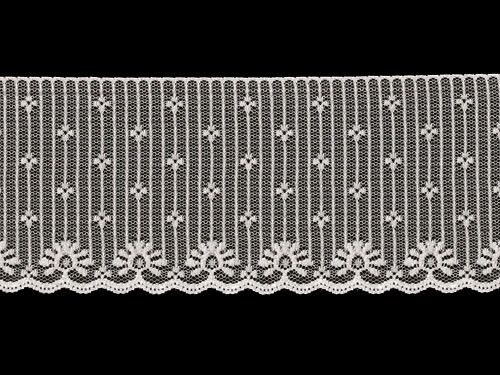 White Edge Lace Trim - 1 (WT0100E05) Off White 