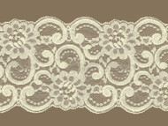 Ivory Galloon Lace Trim  w / Sheen - 5.50'' (IV0534G01)