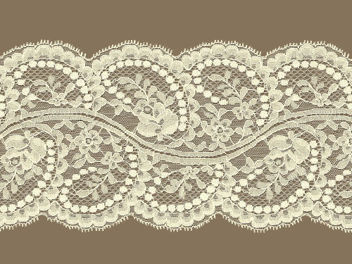 ivory stretch lace ribbon