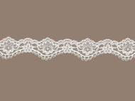 Ivory Scalloped Lace Trim - 1.5" - (IV0112S01)