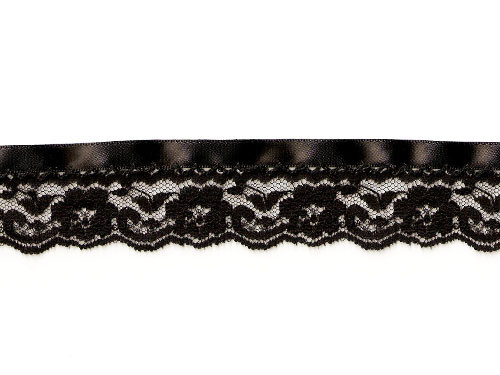 black ribbon laces