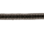 Black Gallon With Pleated Ribbon -1" (BK0100U01)