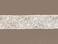 Ivory Galloon Stretch Lace - 1.5" (IV0112G01)