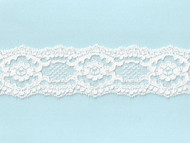 White Galloon Re-embroidered Lace - 2.3750" - (WT0238G01)
