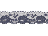 Navy Blue Lace with Sheen - 2.50" -(NB0212E01)