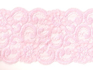 Light Pink Galloon Lace with Sheen - 5" - (PK0500G02)