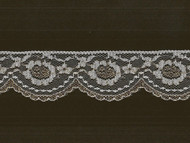 White Gold Edge Lace - 2" - (WG0200E02)