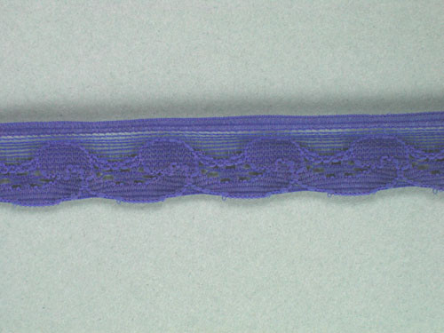 lace trim blue