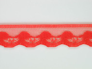 Coral Pink Edge Lace Trim - 0.75" (CP0034E01)