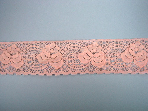 pink lace trim