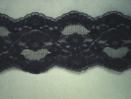 Navy Blue Galloon Lace Trim - 3.875" (NB0378G01)