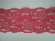 Dusty Rose Galloon Lace Trim - 4.375" (DR0438G01)