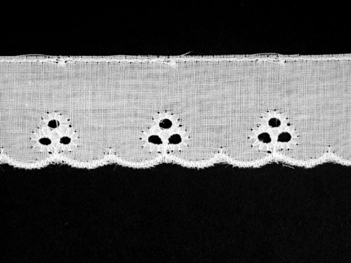 Black eyelet trim deals