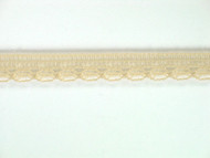 Beige Edge Lace Trim - 0.375" (249 yards) (BG0038E03W)