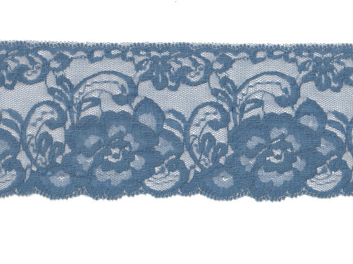 lace trim blue