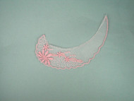 Pink Embroidered Netting Collar (Set of 2) - 5.5" Long (APC003)