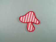 Red Mushroom Applique - 3.5" x 3.5" (APM076)