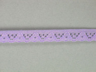 Dk Lavender Edge Lace Trim - 0.375" (LV0038E01)