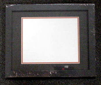 Double Matted Black Wood 8x10 Frame Brooks Robinson Store
