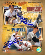Brooks Robinson Boog Powell Auto 11x14