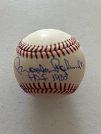 Official Major League baseball signed by Brooks Robinson and includes his HOF 1983 inscription. It comes with his #5 hologram and certificate of authenticity.