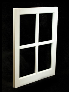 Barn Sash Transom Window 60 x 12 White PVC 
