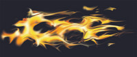 Digital Flames 1 Natural