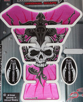 Skull Sun Pink Silver/Gray Metallic