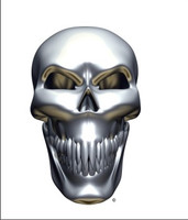 Chrome Skull Front